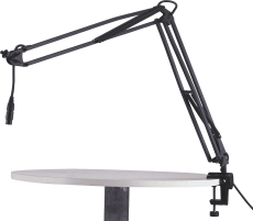 Pied de micro articulé K&M TKM 23850 type Podcast Radio charge 800g max