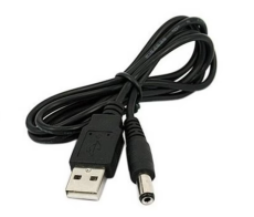 Câble USB-A pour Alimentation 5V DC Jack 2.1