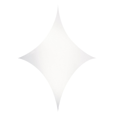 Toile Velum extensible losange 500 x 250 cm blanc