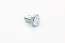 Vis métaux  tête hexagonale 8X10 classe 6.8 zingue