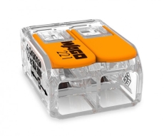 Mini Borne de Connexion Wago - 2 Conducteurs avec Leviers, 0,5 à 6 mm²