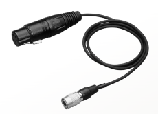 XLRW audio technica - Câble pour utiliser un micro XLR sur un pocket équipé de connecteur Lock 4 broches