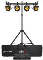 4BAR Quad ILS Chauvet DJ - Set de 4 projecteurs RGBA avec commande à pied, auto, DMX et ILS