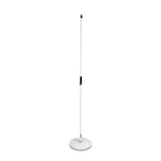 Gravity MS 23 W - Pied Micro Droit à Base Ronde blanc