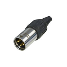 Neutrik NC3MX-TOP - Fiche XLR mâle 3 broches, TRUE OUTDOOR PROTECTED (TOP), contacts dorés