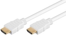 Câble HDMI 2.0 mâle vers HDMI mâle blanc 5m compatible 4K