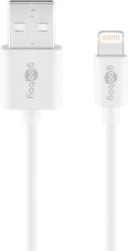 Cable USB Lightning apple pour charge ou synchro Blanc 3M