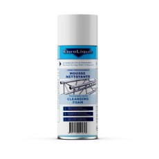 Mousse nettoyante eurolique - pour surface métallique, aluminium, inox , surface stratifiée. Aérosol 500ml