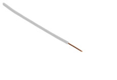 Fil de câblage multibrin rigide 0.8mm2 AWG18 blanc 30m
