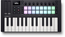LAUNCHKEY-MN25-MK4 Novation – Clavier maître 25 mini touches 16 pads 8 rotatifs