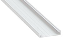 Profilé aluminium double de surface SOLIS blanc alu longueur 2m