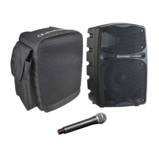 Pack Racer 80 F8 Audiophony Enceinte autonome Bluetooth 5.0 TWS 80W + 1 Housse + 1 Micro Main