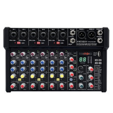 TM 62 BU-DSP Definitive audio - Table de mixage 9 canaux - Effet, lecteur USB et bluetooth