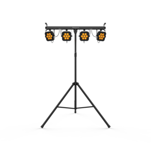 4BAR Quad ILS Chauvet DJ - Set de 4 projecteurs RGBA avec commande à pied, auto, DMX et ILS