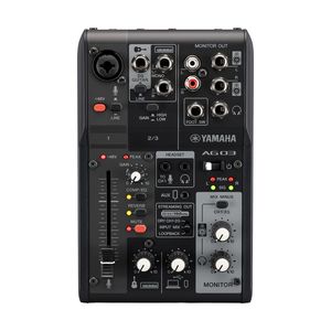 AG03 MK2 noire Yamaha - Console USB de streaming 3 canaux