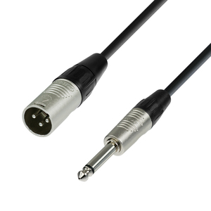 Adam Hall Cables K4 MMP 0150 - Câble Micro REAN XLR mâle vers Jack 6,35 mm mono 1,5 m