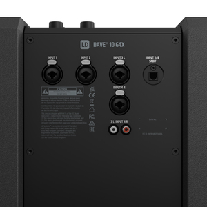 LD Systems DAVE 10 G4X - Système de sonorisation 2.1 amplifié compact