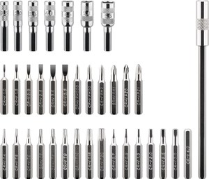 Coffret de tournevis de précision – Set 37 pièces compact et ergonomique
