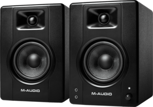 BX4D3 M Audio – Paire d’enceintes actives 2 voies 4,5’’ 2X25W