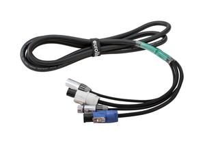 Câble Hybride DMX 5 Broches et Alimentation PowerCON – Longueur 1,5 m