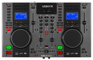 CDJ450 Vonyx - Lecteur CD double avec mixage intégré + USB et bluetooth