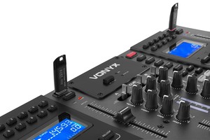 CDJ450 Vonyx - Lecteur CD double avec mixage intégré + USB et bluetooth