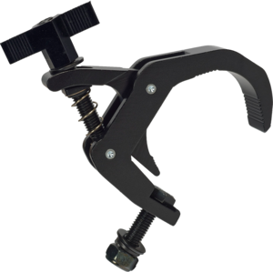 Clamp noir alu CMU 100kG pour tube 50mm adpatable 42 à 60mm