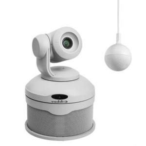 999-99950-101W ConferenceSHOT Vaddio blanc Kit complet pour visio conférence avec 1 Caméra PTZ, 1 socle Haut parleur, 1 micro plafond