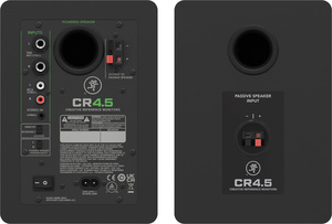 CR45 Mackie – Paire d’enceintes actives 4,5’’ 2 voies 2X25W