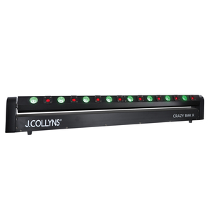 CRAZY BAR R J.Collyns - Barre oscillante avec 8 leds RBB 3W et 8 lasers rouges 500mW