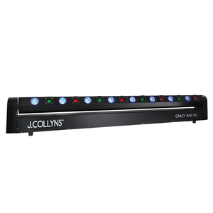 CRAZY BAR RG J.Collyns - Barre oscillante avec 8 leds RBB 3W et 8 lasers 4 rouges et 4 verts