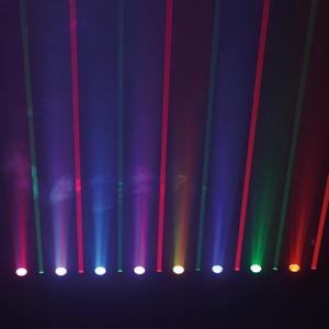 CRAZY BAR RG J.Collyns - Barre oscillante avec 8 leds RBB 3W et 8 lasers 4 rouges et 4 verts