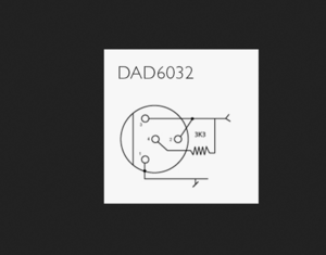 DAD6032 Adaptateur pour HF Beyerdynamic et Mipro