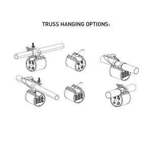 Data Distro 6 ADJ - Splitter DMX RDM 1 entrée vers 6 sorties 5 broches