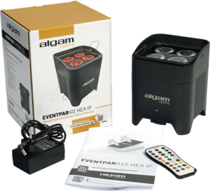 EVENTPAR412-HEX-IP Algam lighting - Par Led IP65 4X12W RGBAW + UV étanche