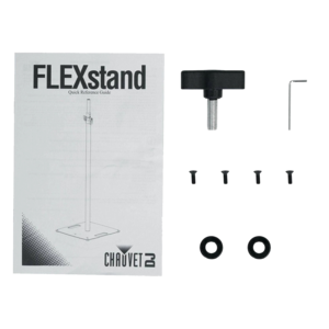 FLEXstand Chauvet DJ - Pied polivalent à enbase lourde hauteur 2m40 avec housses