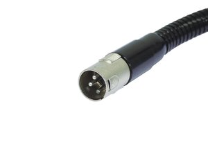 Flexible XLR mâle vers femelle 47cm noir