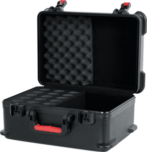 GTSA-MIC15 Gator cases Valise Polyéthylène pour 15 micros