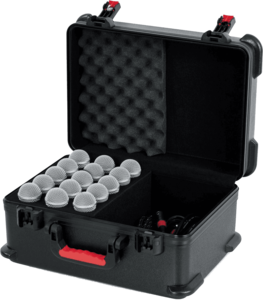 GTSA-MIC15 Gator cases Valise Polyéthylène pour 15 micros