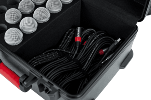 GTSA-MIC15 Gator cases Valise Polyéthylène pour 15 micros