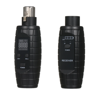 HF-XLR Audimax - Système de transmission audio sans fil 50m pour micro statique ou dynamique.