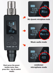 HF-XLR M2 Audimax - Système de transmission audio sans fil 30m pour 2 micros statique ou dynamique.