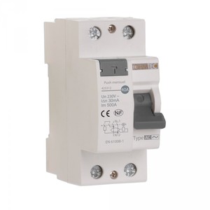 Interrupteur différentiel 30 mA 1 P + N 63A type AC Ohmtec