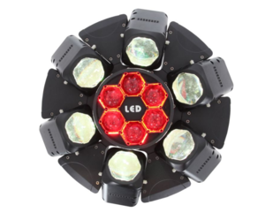 KOMODO - PowerLighting - Effet Lighting de 6 x LED de 15W RGBW