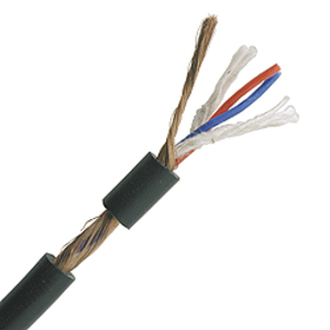 Câble micro extra souple PVC noir KLOTZ 2 x 0.22 mm² - bobine de 100 m