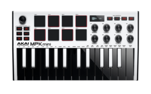 MPK Mini MKIII blanc Akai - Clavier midi USB 25 touches 8 pads blanc