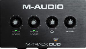 MTRACK-DUO M Audio – Carte son 2 canaux 2 entrées