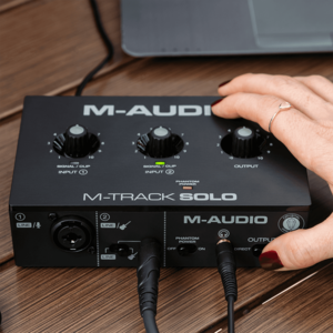 MTRACK-SOLO M Audio – Carte son 2 canaux 1 entrée micro-ligne-instrument