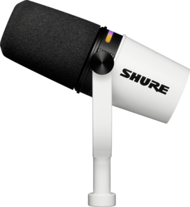 MV7+-W Shure - Micro Podcast XLR et USB-c Blanc