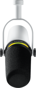 MV7+-W Shure - Micro Podcast XLR et USB-c Blanc